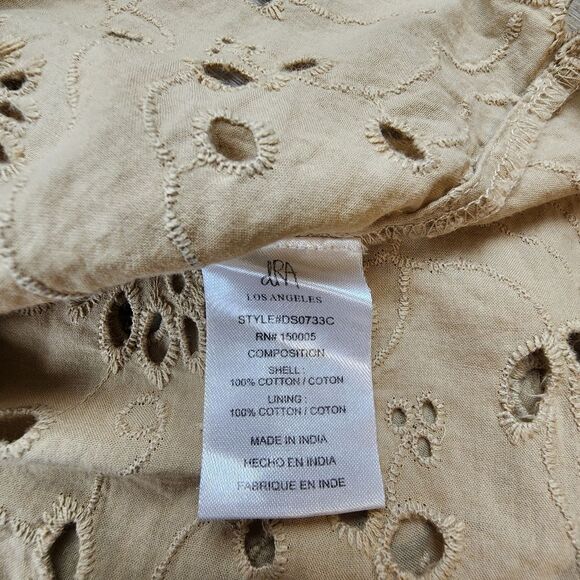 Anthropologie dRA Yara Mini Eyelet Dress size M - Picture 6 of 7